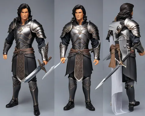 vax figure,knight armor,male character,male elf,actionfigure,cullen skink,paladin,action figure,swordsman,armor,3d figure,game figure,armour,thorin,armored,scabbard,heroic fantasy,fantasy warrior,assassin,alaunt,Unique,3D,Garage Kits