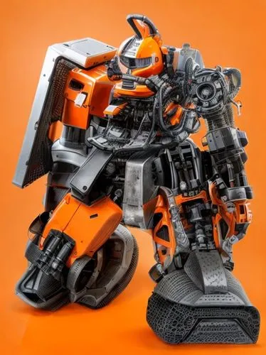 minibot,bolt-004,crawler chain,super charged engine,transformer,rc model,construction set toy,mk indy,orange,construction machine,internal-combustion engine,mining excavator,compactor,two-way excavator,rc-car,alternator,topspin,backhoe,ktm,truck engine,Product Design,Vehicle Design,Engineering Vehicle,Modern Efficiency