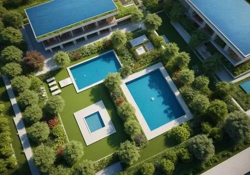 residencial,3d rendering,swimming pool,outdoor pool,roof top pool,landscaped,Photography,General,Natural