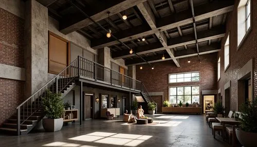 lofts,loft,atrium,atriums,industrial hall,factory hall,lobby,brickyards,brickworks,inside courtyard,foyer,mezzanines,brewhouse,daylighting,freight depot,rackspace,courtyards,industrial building,entryway,offices