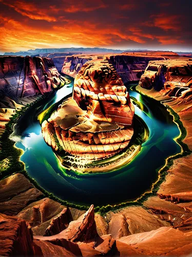 horsheshoe bend,horseshoe bend,fairyland canyon,landform,glen canyon,grand canyon,flaming mountains,aeolian landform,lake powell,arid landscape,futuristic landscape,desert landscape,desert desert landscape,landscape background,arid land,badlands,united states national park,mexican hat,volcanic landform,lake of fire,Photography,Documentary Photography,Documentary Photography 32