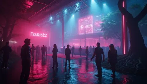 cyberpunk,cybercity,cyberscene,cyberworld,cyberia,dystopias,dark park,oscura,dystopian,nightclub,synth,dystopia,neon ghosts,vapor,neons,dusk,neon arrows,sansar,fantasy city,nightlife,Photography,General,Realistic