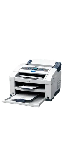 photocopy machine, office equipment, white base, gray scanner, buttons and screen, paper tray, A4 size paper, 3/4 composition, slight angle, soft lighting, detailed texture, realistic shading, high-qu