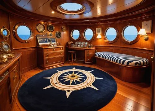 staterooms,stateroom,sea fantasy,aboard,shipboard,benetti,nautical,ship's wheel,nautical star,nautical paper,compass rose,charter,portuguese galley,windstar,nautical colors,heesen,chartering,galley,seamaster,on a yacht,Art,Classical Oil Painting,Classical Oil Painting 08