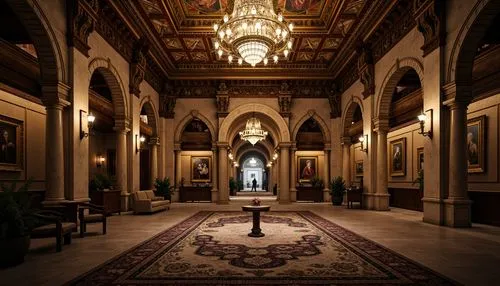 emirates palace hotel,crown palace,ornate room,hallway,entrance hall,king abdullah i mosque,the cairo,corridors,driskill,royal interior,gringotts,theed,banff springs hotel,habtoor,hotel lobby,lobby,opulently,anteroom,corridor,amanresorts