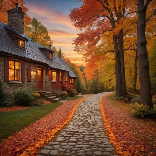 fall landscape,home landscape,autumn landscape,autumn idyll,country cottage,autumn scenery,autumn background,cottage,autumn decoration,autumn decor,house in the forest,beautiful home,autumn morning,colors of autumn,autumn theme,autumn camper,summer cottage,country house,golden autumn,cottages,Photography,General,Cinematic