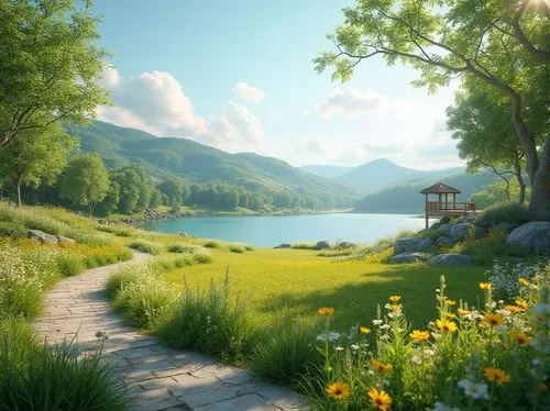 landscape background,meadow landscape,summer meadow,salt meadow landscape,springtime background,mountain meadow,nature background,beautiful landscape,fantasy landscape,spring background,green meadow,small meadow,home landscape,meadow,spring meadow,spring morning,summer day,nature landscape,cartoon video game background,flowering meadow,Photography,General,Realistic