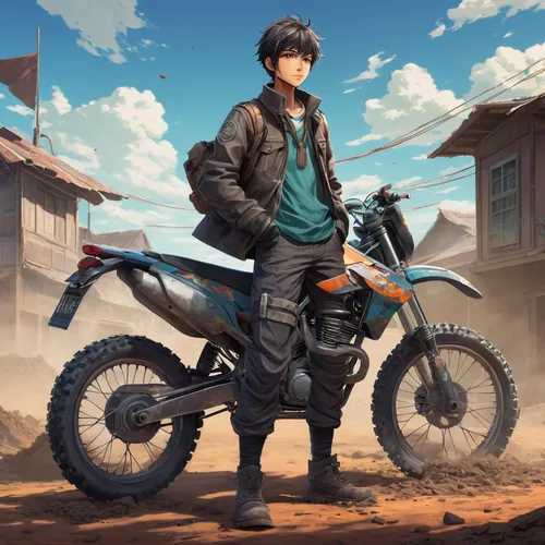 motorbike,motorcycle,dirt bike,motorcycles,motor-bike,biker,motorcyclist,heavy motorcycle,motorcycling,game illustration,no motorbike,dirtbike,motorcycle racer,bike,enduro,ural-375d,riding ban,a motorcycle police officer,nomad,motorcycle battery,Art,Classical Oil Painting,Classical Oil Painting 10