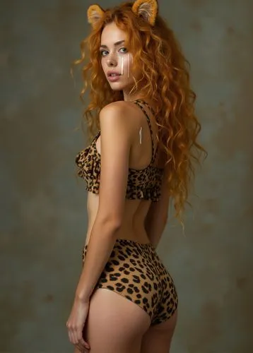 tigra,cheetah print,cheetah,lioness,cave girl,animal print