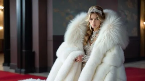 sobchak,fur coat,merteuil,fur,bedelia,white fur hat