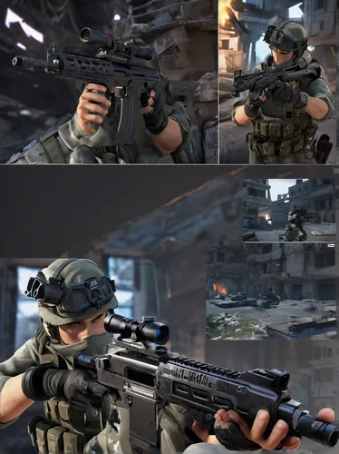 combat medic,mercenary,sniper,assault rifle,operator,gi,infantry,shooter game,marine expeditionary unit,grenadier,cosmetic,kalashnikov,loss,swat,fighting poses,cod,color is changable in ps,german rex,snipey,dissipator,Unique,Design,Character Design