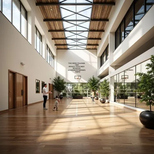 atriums,leisure facility,school design,fitness facility,fitness center,atrium,realgymnasium,daylighting,modern office,phototherapeutics,epfl,loft,gensler,vitra,hall,factory hall,music conservatory,akademie,fitness room,newbuilding