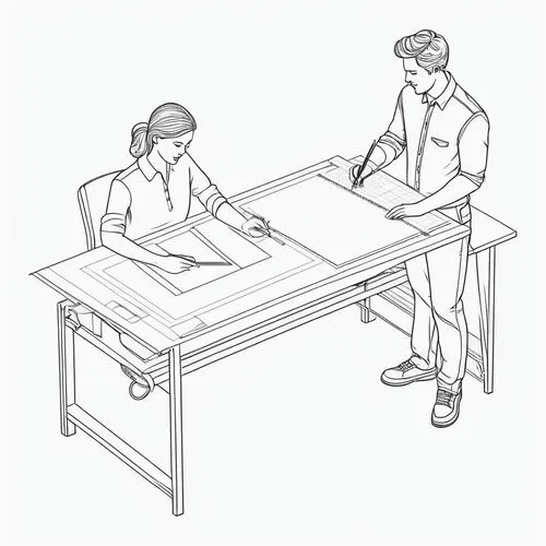 a collage student drafting on drafting table,folding table,table saws,drawing course,technical drawing,writing or drawing device,male poses for drawing,vocational training,classroom training,conferenc