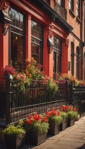 brownstones,homes for sale in hoboken nj,homes for sale hoboken nj,flower boxes,brownstone,hoboken condos for sale,red brick,red bricks,rowhouses,flowerbeds,streetscape,hoboken,corner flowers,redbrick,marylebone,ornamental shrubs,flowerbox,geraniums,flower stand,ornamentals,Conceptual Art,Fantasy,Fantasy 17