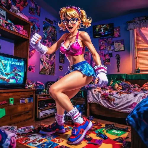 sega genesis,sega mega drive,super nintendo,sega,parodius,snes,retro girl,rollergirl,virtua,darkstalkers,streetfighter,rwr,dazzler,samus,retro woman,pillow fight,retro women,taito,contra,sfv,Conceptual Art,Fantasy,Fantasy 26