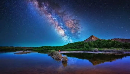 the milky way,milky way,milkyway,astronomy,starry sky,starry night,heaven lake,the night sky,astrophotography,galaxy,night sky,galaxy collision,swiftcurrent lake,teide national park,valley of the moon,colorful stars,dove lake,volcanic lake,perseid,cosmos,Conceptual Art,Daily,Daily 24