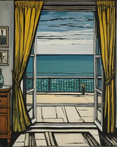 window with sea view,david bates,bedroom window,seaside view,roy lichtenstein,vincent van gough,window treatment,french windows,window with shutters,window view,braque saint-germain,ocean view,sea view,window covering,carol colman,the window,curtains,sicily window,bay window,olle gill,Art,Artistic Painting,Artistic Painting 01