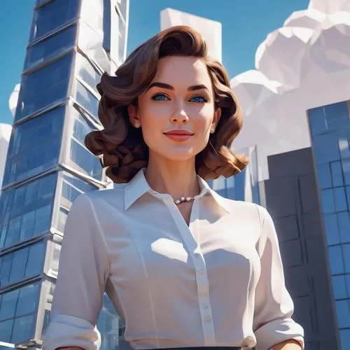 stalin skyscraper,retro woman,skyscraping,tropico,business woman,zamyatin,world digital painting,skycraper,businesswoman,wonder woman city,skyscrapers,business angel,skyscraper,retro girl,megapolis,pitchwoman,business girl,game illustration,alchemax,art deco background,Unique,3D,Low Poly