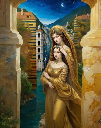 jesus in the arms of mary,the prophet mary,the annunciation,candlemas,capricorn mother and child,holy family,emile vernon,la nascita di venere,secret garden of venus,the magdalene,baptism of christ,to