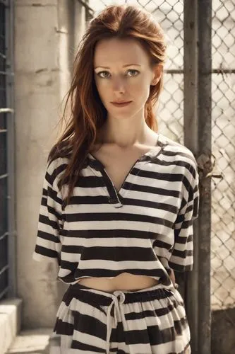 horizontal stripes,stripes,in a shirt,striped background,striped,redheaded,overalls,raggedy ann,cotton top,redhead doll,liberty cotton,clary,redhair,redhead,stripe,polka,maci,tilda,red-haired,gingham,Photography,Cinematic