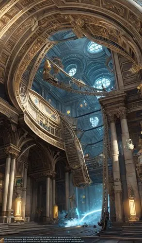 hall of the fallen,pantheon,panopticon,vault,capitol,atlantis,ornate room,marble palace,rome 2,screenshot,castle of the corvin,ancient roman architecture,arcanum,europe palace,sanctuary,lobby,vittoria