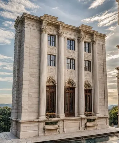 a large building sitting on top of a roof,sulaymaniyah,pendik,mgimo,ashgabat,kayseri,rustavi,Architecture,General,European Traditional,Klassizismus