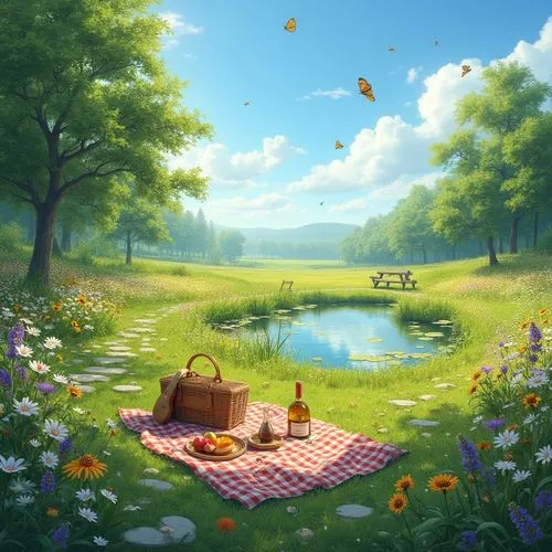 picnic,summer meadow,meadow landscape,springtime background,picnicking,summer day,picnics,landscape background,small meadow,picnic basket,spring background,meadow,idyllic,spring meadow,grassfields,suitcase in field,spring morning,meadow play,green meadow,blooming field,Photography,General,Realistic