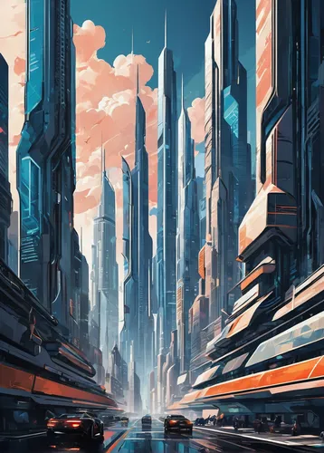 futuristic landscape,scifi,metropolis,sci fiction illustration,cityscape,sci - fi,sci-fi,fantasy city,sci fi,ancient city,alien world,futuristic,fantasy landscape,alien planet,dystopian,virtual landscape,vast,expanse,world digital painting,valerian,Conceptual Art,Sci-Fi,Sci-Fi 06