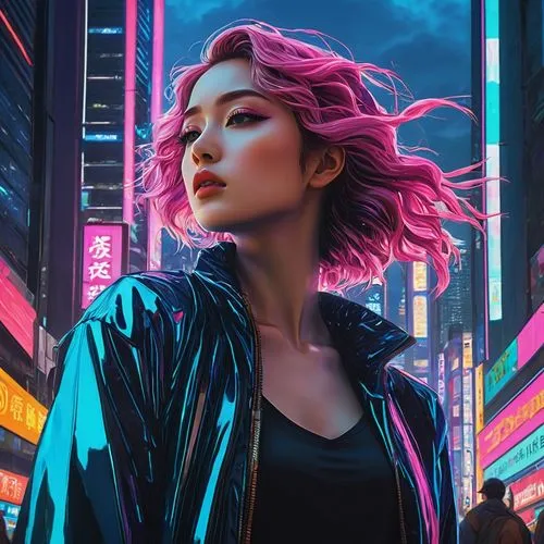 cyberpunk,neo,zhu,futurepop,synth,neon lights,asami,junji,neon light,colorful background,cyberpunks,imaginasian,world digital painting,electropop,futuristic,neon arrows,aesthetic,shanghai,colorful city,asian vision,Art,Classical Oil Painting,Classical Oil Painting 43