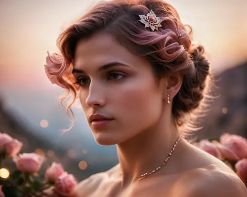 romantic portrait,spring crown,diadem,romantic look,princess crown,updo,bridal accessory,victorian lady,fairy queen,bridal jewelry,beautiful girl with flowers,faery,vintage woman,jessamine,rapunzel,vintage female portrait,tiara,flower crown,summer crown,elven flower,Photography,General,Cinematic