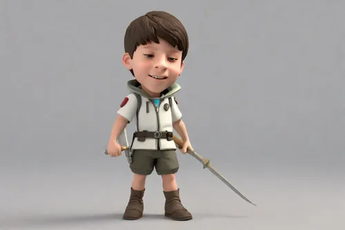 scout,3d model,elphi,character animation,pubg mascot,park ranger,pickaxe,male elf,banjo bolt,3d figure,3d archery,matsuno,3d modeling,bow and arrows,3d rendered,elf,bob,boy,playmobil,bows and arrows,Digital Art,3D