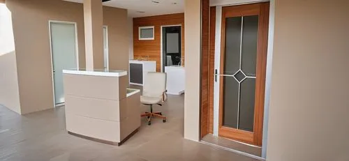 WITH PVC DOOR IN C.R AND WOOD PANEL IN EXIT AND ROOMS AND WITH ANALOG AWNING WINDOW
AND SQUARE COLUMN AND WALL IS PAINTED AT LATEXT PAINT,doctor's room,luxury bathroom,treatment room,modern minimalist