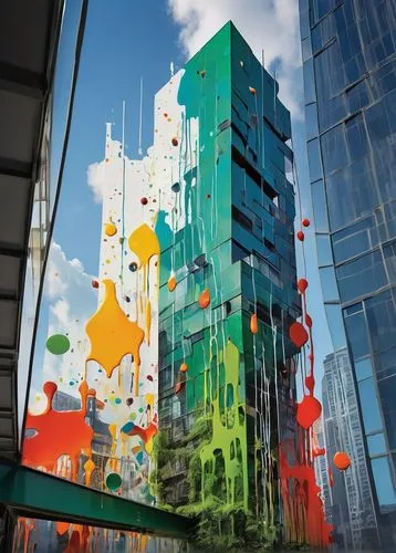 colorful facade,colorful city,glass building,public art,phototherapeutics,glass facade,facade painting,glass facades,glass painting,abstract corporate,ocad,inkombank,crevier,graffiti art,mvrdv,colorful glass,office buildings,sky apartment,kimmelman,megapolis,Conceptual Art,Graffiti Art,Graffiti Art 08