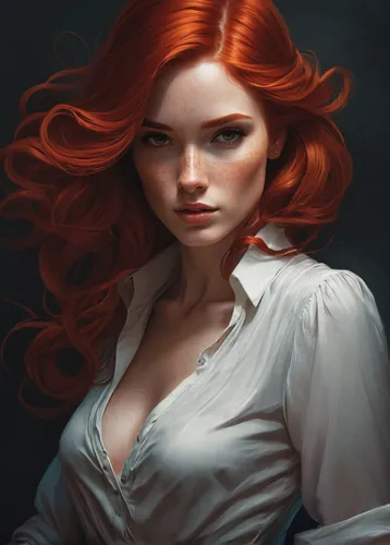 red-haired,red head,redheads,fantasy portrait,redhead doll,redhead,redheaded,transistor,clary,nami,romantic portrait,redhair,red breast,digital painting,ariel,vampire woman,merida,vampire lady,red hair,victorian lady,Conceptual Art,Fantasy,Fantasy 17