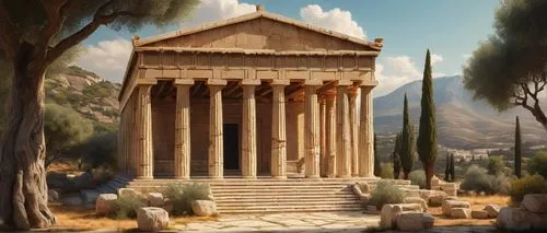 greek temple,temple of diana,roman temple,delphi,artemis temple,tempio,messene,panagora,temple of hercules,metapontum,palmyra,synaxarion,baalbek,laodicea,erechtheus,celsus library,lectionis,artena,acropolis,capitolium,Conceptual Art,Sci-Fi,Sci-Fi 01