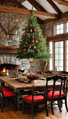 christmas fireplace,buffalo plaid trees,christmas buffalo plaid,buffalo plaid reindeer,buffalo plaid antlers,fir tree decorations,holiday table,christmas table,fire place,wooden beams,christmas landscape,balsam fir,christmas decor,christmas travel trailer,buffalo plaid red moose,canadian fir,christmas room,log cabin,buffalo plaid christmas,wooden christmas trees,Art,Classical Oil Painting,Classical Oil Painting 11