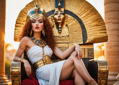 wadjet,hathor,cleopatra,ancient egyptian girl,asherah,pharaonic,egyptian,neferhotep,egyptienne,nefertari,khnum,pharaon,sekhmet,nefertiti,ancient egypt,pharaohs,egypt,ancient egyptian,egyptian temple,ramses ii,Conceptual Art,Oil color,Oil Color 18