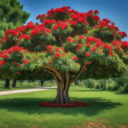 african tulip tree,poinciana,chestnut tree with red flowers,flower tree,myrtaceae,red tree,Photography,General,Realistic