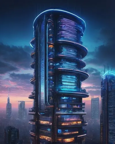 futuristic architecture,futuristic,futuristic landscape,skyscraper,sky apartment,cybercity,the skyscraper,electric tower,vdara,cybertown,sky space concept,the energy tower,escala,residential tower,largest hotel in dubai,skyscraper town,skylstad,arcology,sedensky,urban towers,Illustration,Realistic Fantasy,Realistic Fantasy 15