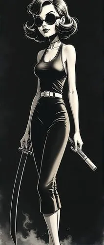 bulletgirl,brubaker,Illustration,Retro,Retro 20