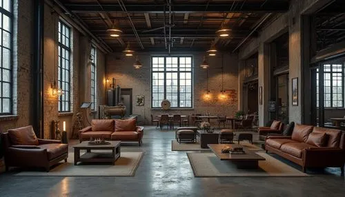 minotti,lofts,loft,factory hall,empty interior,furnishings,interiors,officine,lobby,industrial hall,living room,gansevoort,reading room,apartment lounge,interior decor,warehouse,livingroom,cassina,fabrik,danish furniture,Photography,General,Realistic