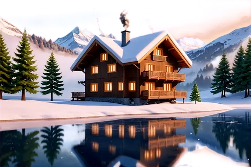 winter house,winter background,winter village,christmas landscape,alpine village,ski resort,christmas snowy background,winter landscape,cartoon video game background,log cabin,snow scene,house in mountains,wooden houses,snowy landscape,wooden house,snow house,snow landscape,log home,chalet,house in the mountains,Unique,3D,3D Character