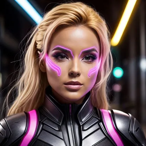 el neon de la cara que siga las lineas de la cara,zenon,zenonas,cyberstar,pink vector,tali,valerian,sombra,amora,femforce,dazzler,cyberangels,vector girl,fembot,namora,mesmero,namorita,cyberrays,nova,