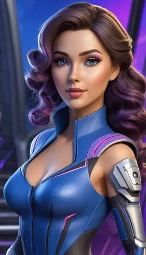 lilandra,liara,cyberforce,madelyne,amihan,amora,Unique,3D,3D Character