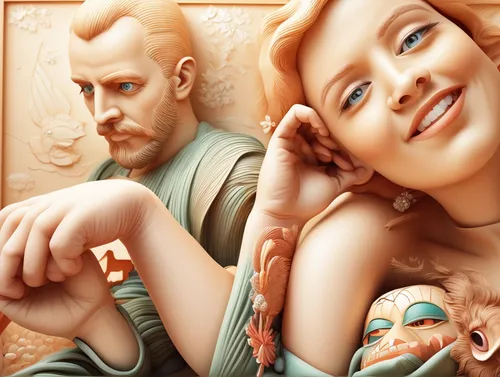 syndrome,geppetto,sci fiction illustration,eurythmics,game illustration,eleven,clay figures,medical illustration,ginger family,pinocchio,clay doll,cg artwork,father with child,kids illustration,cinema 4d,clay animation,3d fantasy,toy's story,world digital painting,game art