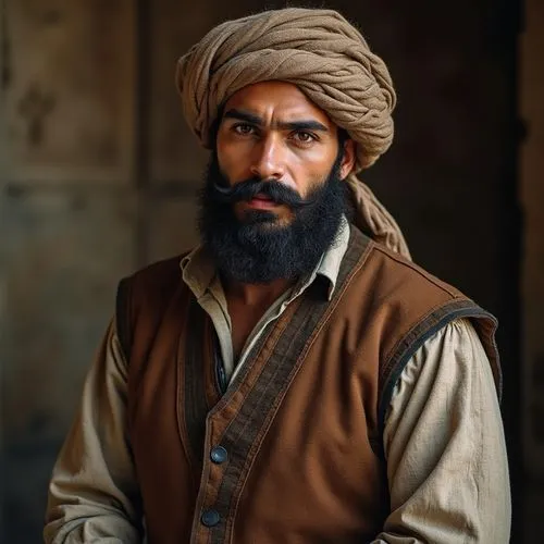 a man with a long beard wearing a turban,pashtun,pashtunwali,mehsud,zabiullah,samiullah,pashtuns