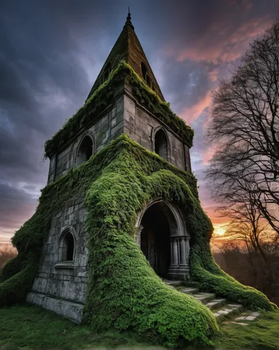 witch's house,sunken church,fairytale castle,forest chapel,ghost castle,witch house,fairy tale castle,risen church,little church,wooden church,fairy chimney,fairy house,northern ireland,resting place,black church,the black church,ancient house,ireland,haunted castle,wayside chapel,Photography,Black and white photography,Black and White Photography 03