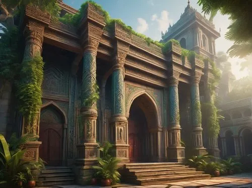 theed,arenanet,mausoleum ruins,ancient city,medinah,citadels,rivendell,neverwinter,naboo,sansar,dorne,imperialis,marycrest,egyptian temple,archs,parnassus,briarcliff,hall of the fallen,barrayaran,ravenwood,Art,Artistic Painting,Artistic Painting 36