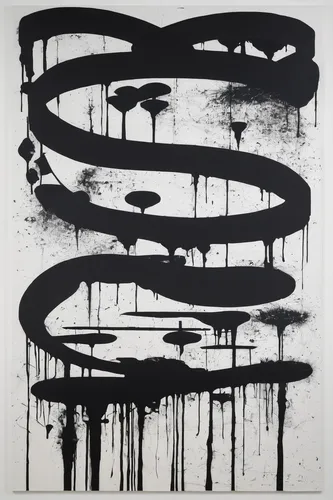 black landscape,ink painting,tusche indian ink,klaus rinke's time field,matruschka,bitumen,paint strokes,drips,thick paint strokes,andreas cross,abstraction,serigraphy,mudflat,black paint stripe,murder of crows,abstract painting,abstract artwork,aerial landscape,abstracts,abstract dig,Conceptual Art,Graffiti Art,Graffiti Art 11