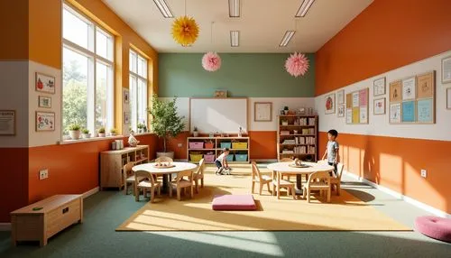 children's interior,children's room,prekindergarten,nursery,kindergarten,kindercare,kids room,preschool,kidspace,montessori,kindergartens,school design,schoolroom,nurseries,nursery decoration,pediatrics,staffroom,children's bedroom,classroom,playrooms